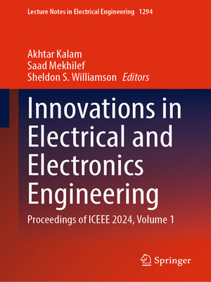 cover image of Innovations in Electrical and Electronics Engineering